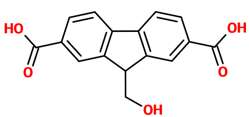 (图片) MC017421 9-(Hydroxymethyl)-9H-fluorene-2,7-dicarboxylic acid